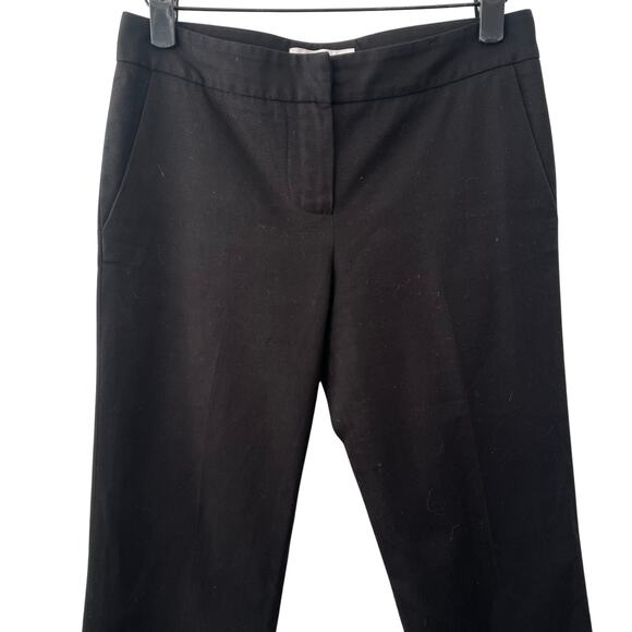 Chloe Womens Straight Leg Pants in Black France Designer Size 6 - Picture 2 of 8